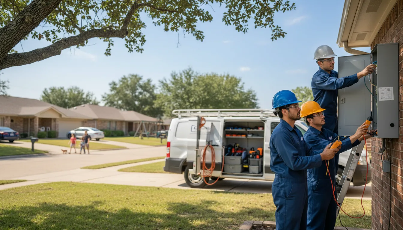 Certified electrician providing emergency electrical services in Weddington, NC
